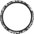 HUGS IDEA Halloween Universal Size Car Steering Wheel Cover Punk Skull Design Stretch-on Car Accessories for Women Girl Suitable for SUV Sedan Vans Trucks