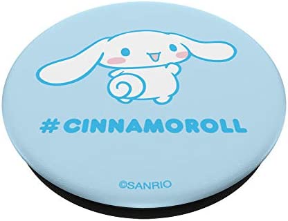 Sanrio Cinnamoroll Hashtag PopSockets PopGrip: Swappable Grip for Phones & Tablets