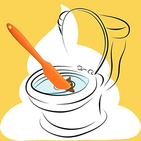Poop Divider Knife Silicone Spatula Prank Funny Gag Gifts for Christmas, White Elephant Gift Exchange