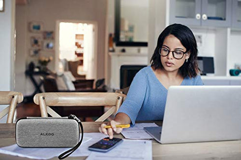 Case Compatible with Texas Instruments TI-36X Pro Engineering/Scientific Calculator, Hard Pencil case for Compass, Ruler, Rubber and Other Accessories (Light Grey)