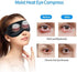 Heated Eye Mask Moist Heat Eye Compress(2-Packs) Microwave Heated Eye Mask with Flaxseed Cassia Seed for Dry Eyes,SPA Warm Eye Mask, Relief Eye Fatigue Hot Sleeping Mask(Black&Grey)