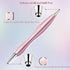 Benote Metal Diamond Art Pen, Ergonomic Diamond Drill Dotz Pen Screw in Tip 5D Diamond Accessories Painting Tools Multi Replacement Pen Heads for DP Cross Stitch - Rose Gold