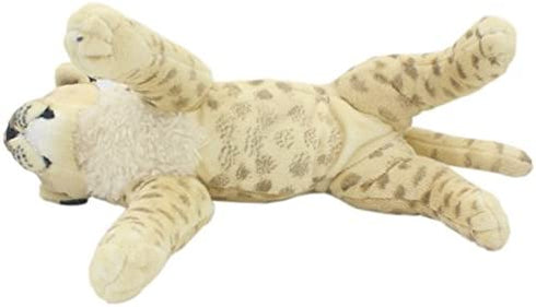 TAGLN The Jungle Animals Stuffed Plush Toys Lion Tiger Leopard Panther Pillows (Brown Lioness, 16 Inch)