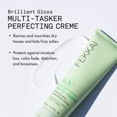 Fekkai Brilliant Gloss Multi-Tasker - 2 oz - Infuses Dry, Frizz-Prone Hair with Moisture - Salon Grade, EWG Compliant, Vegan & Cruelty Free