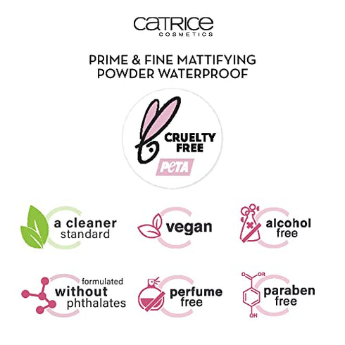 Catrice | Prime & Fine Mattifying Powder Waterproof | Vegan & Cruelty Free