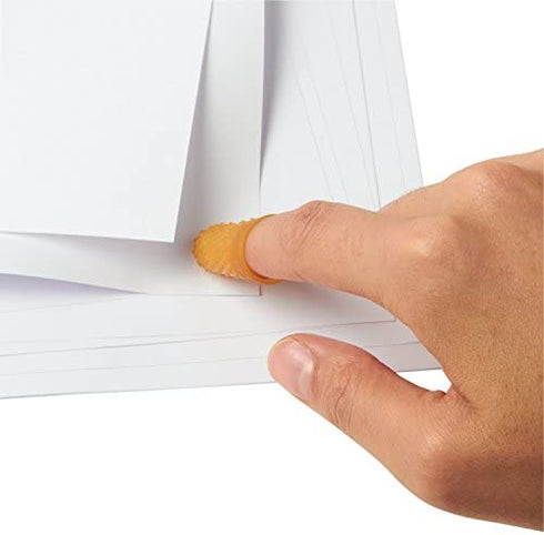 Swingline Rubber Finger Tips, Size 11 1/2, Medium, 12/Box (54035), Amber