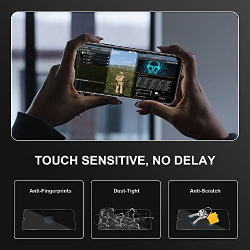 (6 Packs) Samsung Galaxy A53 5G Screen Protector (3 Packs) with 3 Packs Camera Lens Protector,HD Clear 9H Hardness Bubble Free Anti-scratch Tempered Glass for Galaxy A33 5G/A53 5G
