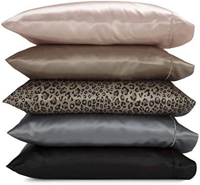 Seduction 1S47356 Satin standard Pillowcasepair Standard, Gold -2 pack