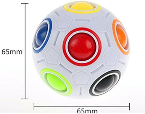 Cuberspeed Bundle Rainbow Ball Magic Fidget Toy Puzzle Magic Ball Cube
