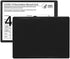 5 Pack CDC Vaccination Card Holder Immunization Record Vaccine Card Protector 3x4 Sleeve Covid Shot Card Protector Cover Clear Vinyl Plastic Sleeve (Black)