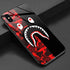 Goodsprout Compatible with iPhone XR Case,Shark Face iPhone XR Cases for Girls Lady Men Boy Shockproof Anti-Scratch Case for iPhone XR 6.1-inch (Red Black Camo)