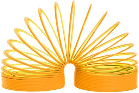 Slinky the Original Walking Spring Toy, Plastic Slinky 3-Pack, Multi-color Neon Spring Toys, by Just Play