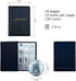 Coin Storage Album - Rare Coin Holders Book - Coins Collection for Collectors (Black, 120 Coin Holders, 1.18”x1.26” Pocket Size)