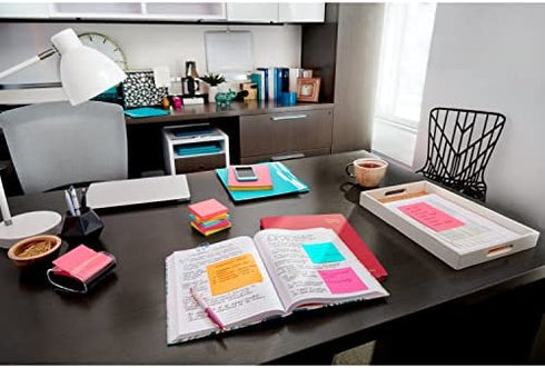 Post-it Notes, 4x6 in, 6 Pads, America's #1 Favorite Sticky Notes, Poptimistic, Bright Colors, Clean Removal, Recyclable (660-3AN)