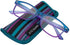 EYEGUARD 4 Pack Reading Glasses for Women Fashion Colorful Gradient Readers