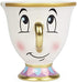 FAB Starpoint Disney Beauty and the Beast Chip Mug with Gold Foil Printing, Multicolor, 8 Ounces