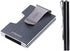 TriLea Minimalist Titanium Metal Wallet | Slim Aluminum RFID Blocking Money Clip Wallets for Men | Thin Front Pocket Credit Card Holder