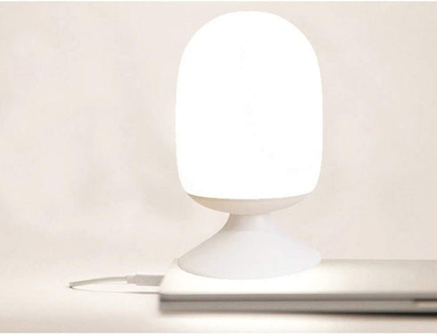 LEDMOMO Anti-Shock LED Table Lamp, Silicone Reading Night Light, Bedside Table Lamp for Bedroom Living Room Office Home Nursery Baby Room Desktop