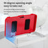 HighTech Go Shower Phone Holder Waterproof, Bathroom Phone Case - Wall-Mounted Mobiles Holder Compatible with Cell Phones Such as iPhone 13 Pro, 12 11 XS XR 8 7 6 5 4, Galaxy, Xperia (White)