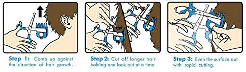 Calming Clipper, The Silent Haircutting Kit for Children with Autism and Sensory Sensitivity, Right-Handed