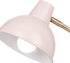 Globe Electric 67339 Novogratz x Globe Robin 16" Desk Lamp, Matte Rose, Matte Gold Arm, Clear Cord, in-Line On/Off Switch, Pink