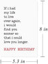 Romantic Birthday Card,Love Cards For Boyfriend Girlfriend Husband Wife Him Her