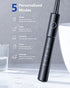 Dnsly Ultrasonic Electric Toothbrush for Adults , Battery Electric Toothbrushes , 8 Sonic Toothbrush Heads , 5 Modes with Smart Timer , 2 Hours Charge for 30 Days Use