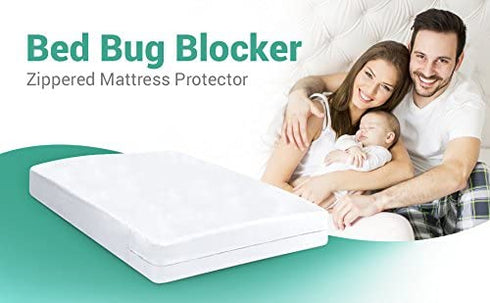 Ultimate Zippered Waterproof Mattress Protector - 10 Year Warranty!