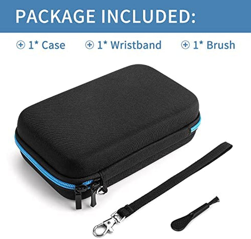 Yinke Case for Philips Norelco One Blade QP25/26, Micro Touch Solo/Braun Series XT5/King C. Gillette Style Master Beard Trimmer, Travel Carrying Case Protective Cover Storage Bag