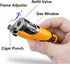 GUEVARA Butane Torch Lighter with Punch Windproof Double Jet Lighters