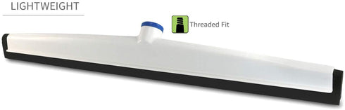 Unger Professional AquaFlex Uneven Surface Floor Squeegee with Splash Guard, 22"