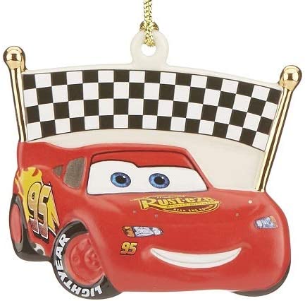 Lenox Lightning McQueen Ornament, 0.20 LB, Multi