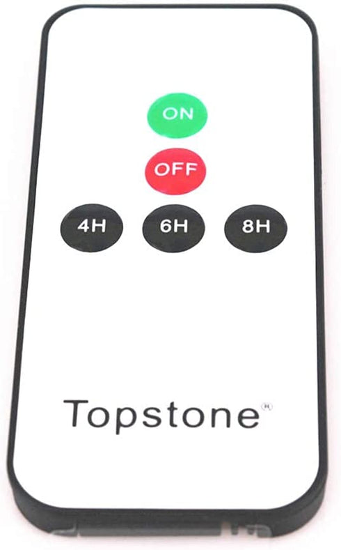 Topstone Remote Control Led Tea Lights with Warm White Flickering Bulb ,12 Pack Timing Electric Candles ,Long Lasting CR2450 Battery Powered Candles, for Festival Decoration and Wedding