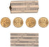 Sacagawea Dollar Coin Wrappers, 100 Flat Striped Coin Wrappers