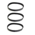 Replacement Belt for Eureka PowerSpeed Bagless Upright Vacuum Cleaner ,Compatible Fits Models: NEU180?NEU182?NEU186?Part # E0205?3 Pack?