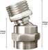Shower head Swivel adapter,ball joint povit for overhead/handheld shower head,shower arm connection,polished Chrome