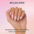 Glamnetic Press On Nails - Wild Card | Opaque UV Finish Short Pointed Almond Shape, Reusable Pastel Nails in 12 Sizes - 24 Nail Kit with Glue