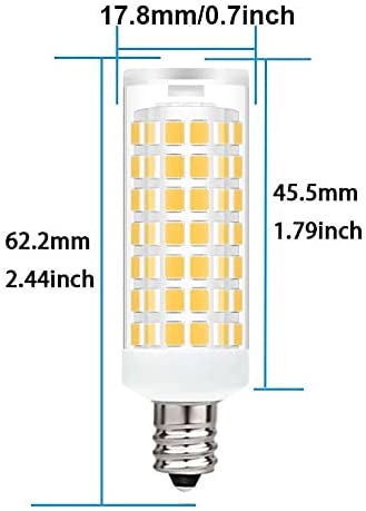 LAOYEBAOHE Range Hood LED Bulb B02300264 Range Hood 40W Bulb Replacement for AP5610225 1373112 Compatible Broan Exhaust Fan Hood 5304506475/ W10857122 Compatible GE Refrigerators 2-Pack Daylight White