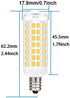 LAOYEBAOHE Range Hood LED Bulb B02300264 Range Hood 40W Bulb Replacement for AP5610225 1373112 Compatible Broan Exhaust Fan Hood 5304506475/ W10857122 Compatible GE Refrigerators 2-Pack Daylight White