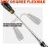Gifts for Men Telescoping Flexible Magnetic Pickup Tool With 3 Super Bright Led Lights, Valentine's Day Gifts for Husband, Handy Men or Women for Birthday, Black, 1 Pack