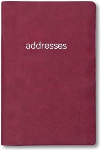 PlanAhead Telephone and Address Book; Large Print; Smooth Cover; Assorted Colors