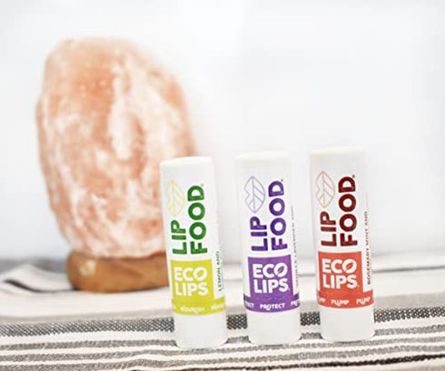 Eco Lips Lip Food - Nutrient Dense & Organic Lip Balm (Nourish, Plump and Protect)