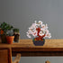 Parma77 Feng Shui Natural Rose Pink Quartz Crystal Money Tree Bonsai Style Decoration for Wealth and Luck