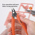 KATA 5 Inch Micro Wire Cutter,Precison Mini Flush Cutters and Clean Cut Pliers for Electronics,Model,Jewelry,Model Kits,Orange
