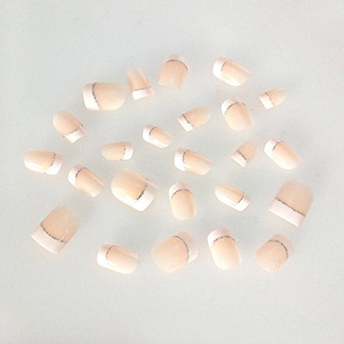 Beautia 3PACK 72tips So Cute Junior False Fake Nails With Glue for Kids