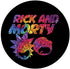 Rick And Morty Tie Dye Drip Graphic Hoodie PopSockets PopGrip: Swappable Grip for Phones & Tablets