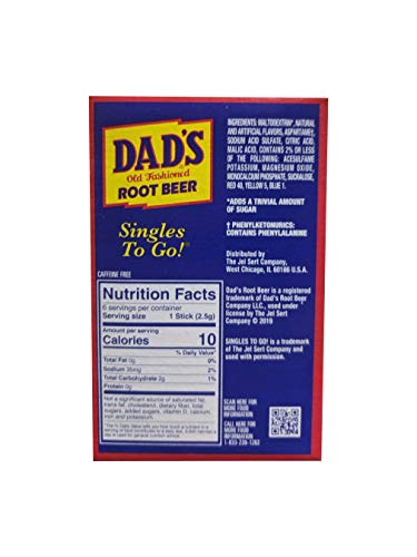 DAD'S SINGLES TO GO ROOT BEER