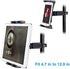 JUBOR Tablet Mounts for Microphone Stands, Microphone Tablet Holder, Mic Music Stand for iPad, iPad Pro, iPad Air, iPad Mini, 2, 3, iPhone, Smartphone 4.7-12.9" Tablets