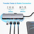 USB C Docking Station Dual Monitor, 11 in 1 Laptop Docking Station USB C Hub Dual HDMI Adapter Dongle with Gigabit Ethernet 2 HDMI VGA 5 USB PD Audio for HP/Dell/Lenovo/Surface/Chromebook/Thinkpad