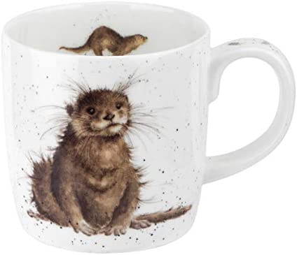 Royal Worcester Wrendale Designs River Gent (otter) 14oz Fine Bone China Mug